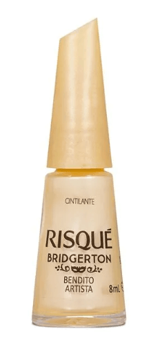 Esmalte Amarelo Risqué Bridgerton Bendito Artista Cintilante - 8ml