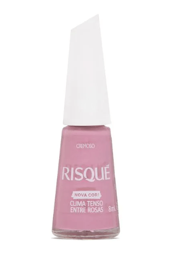 Esmalte Rosa Risqué Clima Tenso Entre Rosas - 8ml