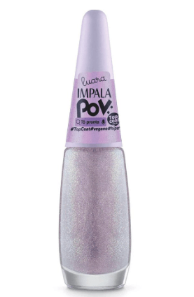 Esmalte Top Coat Impala Glitter POV - To Pronta