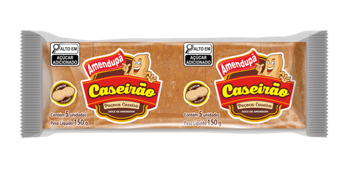Paçoca Caseirão Amendupã - 150g