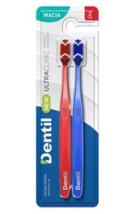 Escova Dentil Ultra Clinic Macia com 2 Unidades