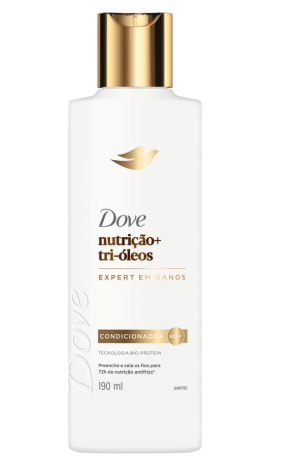 Condicionador Dove Nutrição + Tri-Óleos - 190ml