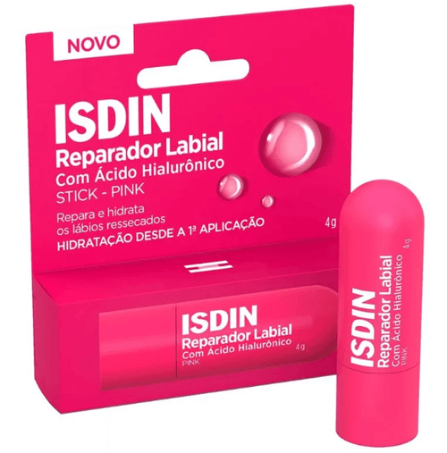 Reparador Labial Isdin Stick Pink - 4g