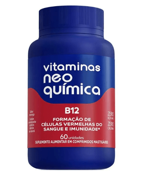 Vitamina B12 60 Comprimidos - Neo Química