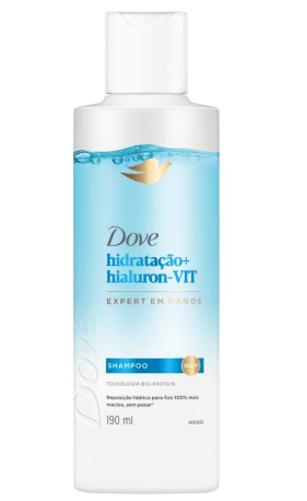 Shampoo Dove Hidratação + Hialuron-Vit - 190ml