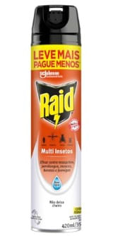 Inseticida Raid Base de Água Multi Insetos - 420ml