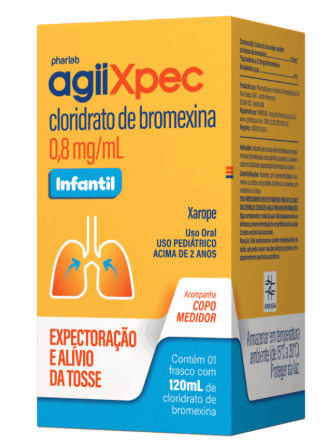 AgiiXpec 0,8mg/ml Xarope Infantil Pharlab 120ml