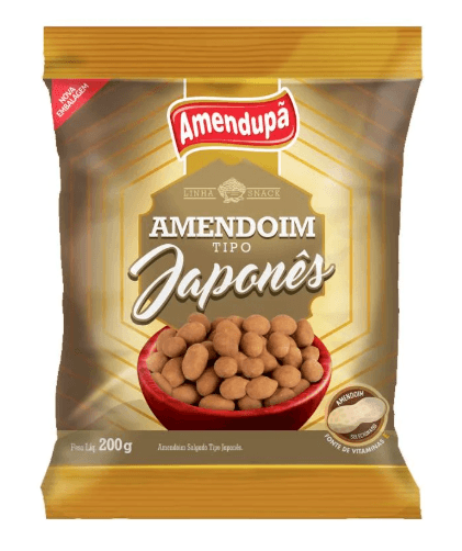 Amendoim Japonês Salgado Amendupã - 200g