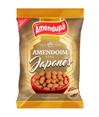 Amendoim Japonês Salgado Amendupã - 80g