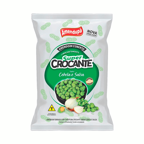 Amendoim Crocante Amendupã Sabor Cebola e Salsa - 150g