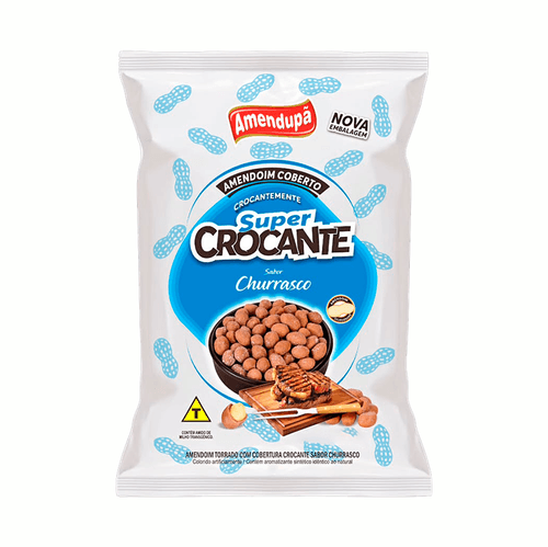 Amendoim Crocante Amendupã Sabor Churrasco - 150g