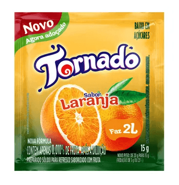 Refresco Tornado Laranja - 15g
