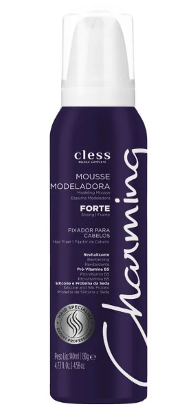 Mousse Fixador Capilar Cless Charming Forte 140ml