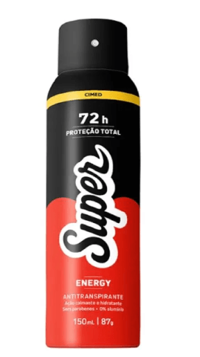Desodorante Aerossol Cimed Super Energy - 150ml