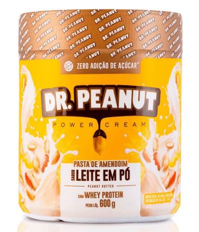 Pasta de Amendoim Dr Peanut Sabor Leite em Pó - 600g