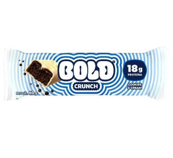 Barra de Proteína Bold 60g - Sabor Cookies & Cream Crunch
