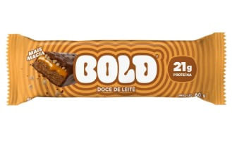 Barra de Proteína Bold Crunch 60g - Sabor Doce de Leite