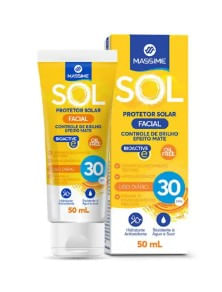 Protetor Solar FPS 30 Facial Massime Sol - 50ml