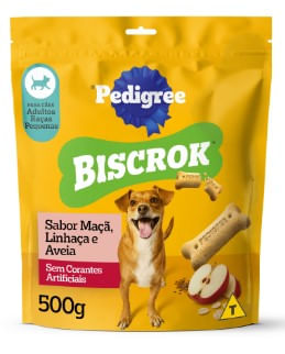 Biscoito Pedigree Biscrok Para Cães Adultos Maça 500 g