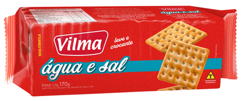 Biscoito Água e Sal Vilma - 170g