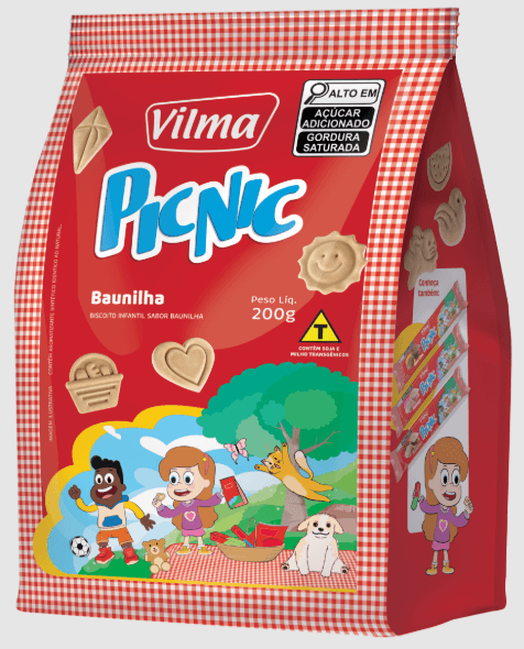 Biscoito Infantil Pic Nic Baunilha Vilma - 200g