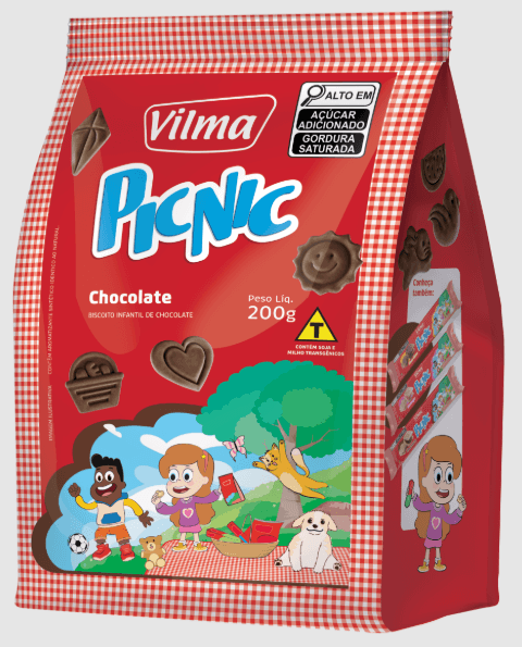 Biscoito Infantil Pic Nic Chocolate Vilma - 200g