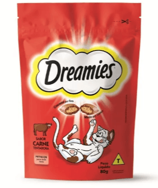 Petisco Dreamies Carne Tentadora Gatos - 80g