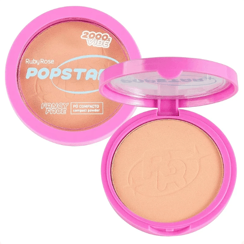 Pó Compacto Ruby Rose Popstar Fancy Face P30 - HBM406-3