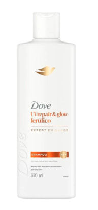 Shampoo Dove Uv Repair E Glow + Ferúlico - 370ml