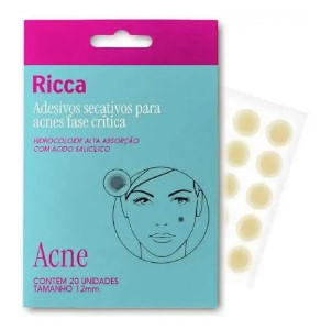 Adesivos Secativos Acne Fase Crítica
 Ricca com 20 unidades