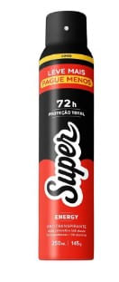 Desodorante Aerossol Cimed Super Energy 250ml