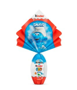 Ovo de Páscoa Kinder Smurfs 100g