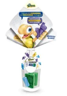 Ovo de Páscoa Arcor Tortuguita Branca com Massinha 100g