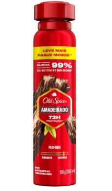 Desodorante Antitranspirante Old Spice Amadeirado 250ml
