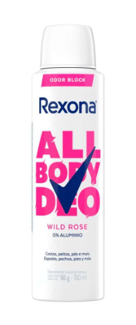 Desodorante Aerosol Rexona All Body Deo Wild Rose - 150ml