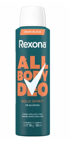Desodorante Aerosol Rexona All Body Deo Bold Spirit - 150ml