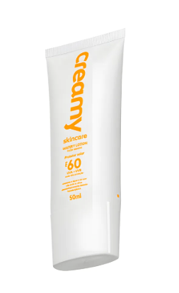 Protetor Solar Facial em Loção Creamy Watery Lotion com FPS 60 e Hypskin 50ml