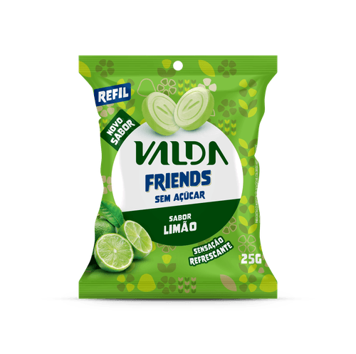 Pastilha Valda Friends Limão 25g