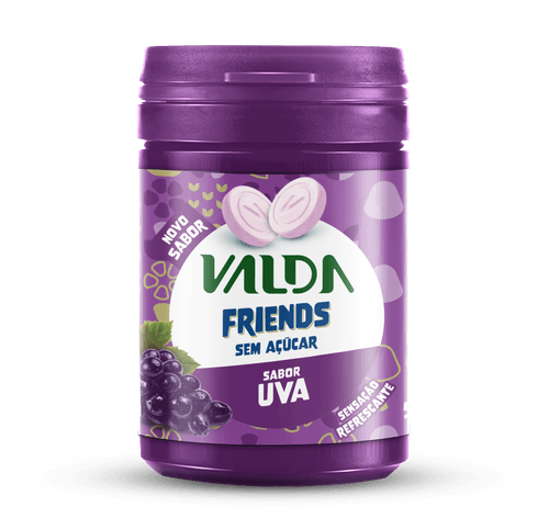 Pastilha Valda Friends Uva Pote 50g