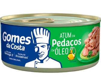 Atum em Pedaços com Óleo 170g Gomes da Costa