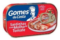 Sardinha com Molho de Tomate 125g Gomes da Costa