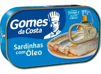 Sardinha com Óleo 125g Gomes da Costa