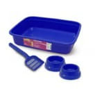 Kit Gato Tradicional Azul Power Pets 4 Peças