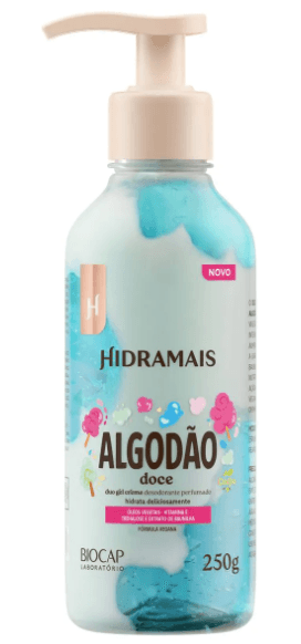 Creme Duo Gel Hidratação Perfumada Algodão Doce - 250g