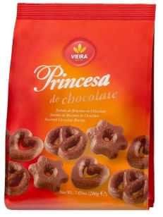 Biscoitos Vieira Princesa Sortidos Chocolate 200g