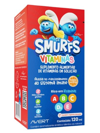 Polivitamínico Infantil Os Smurfs Solução Oral 120Ml