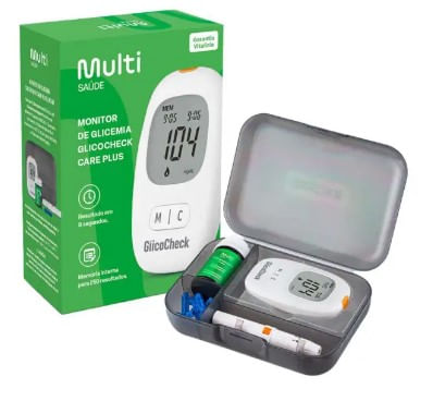Monitor de Glicemia Multilaser Glicocheck Careplus