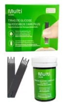Kit de Tiras para Glicemia Multilaser Glicocheck HC489 50 unidades