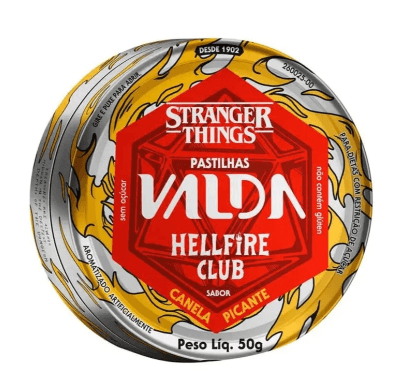 Pastilhas Valda Stranger Things Canela Picante - 50g