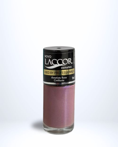 Esmalte Cintilante Laccor Ametista Rose 9ml